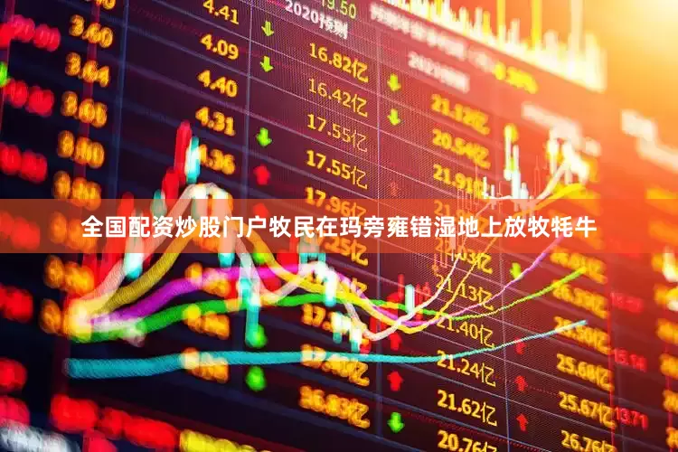 全国配资炒股门户牧民在玛旁雍错湿地上放牧牦牛